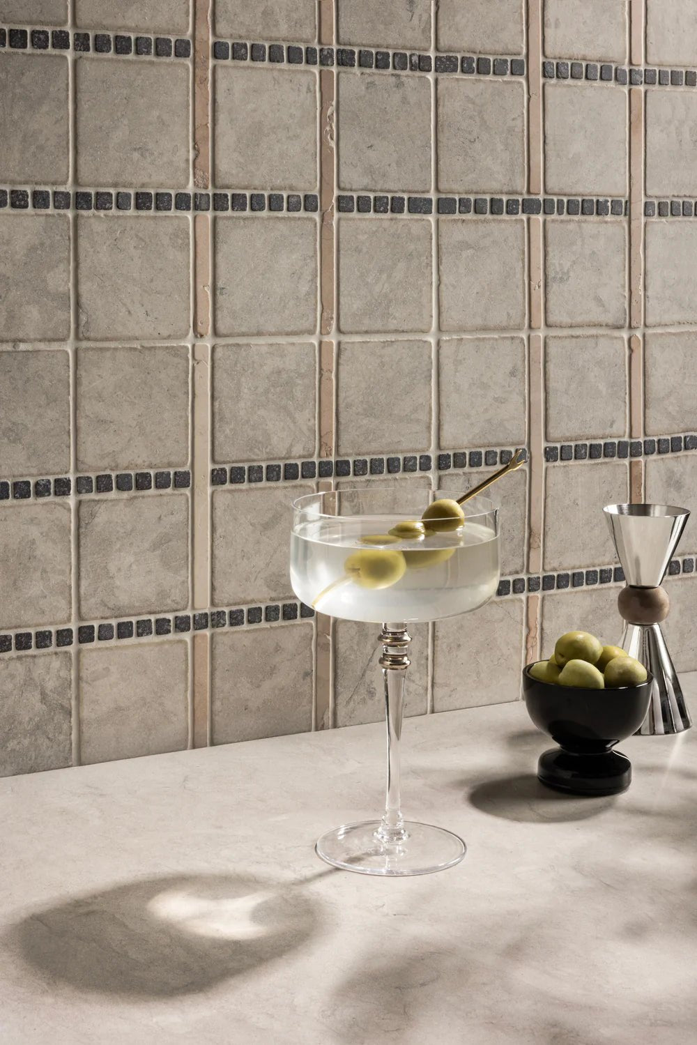 Double Check Pink Mosaic Artistic Tile - Zicana Boutique - 2