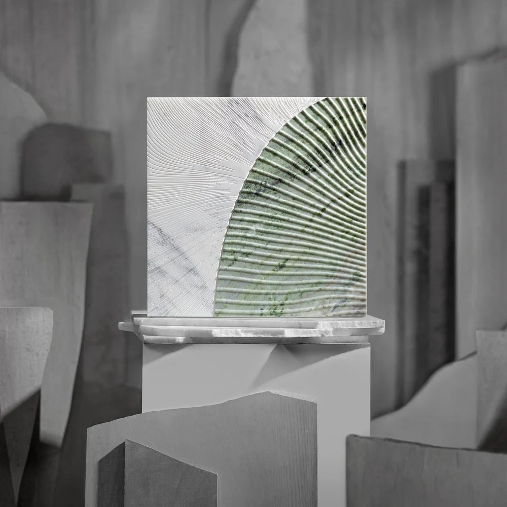 Duo by Alison Rose Calacatta Gold/Matcha Decorative Tile Zicana Boutique - Zicana Boutique - 2