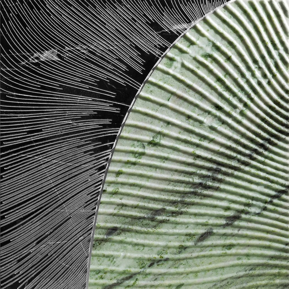Duo By Alison Rose Nero/Matcha Decorative Tile Artistic Tile - Zicana Boutique - 1