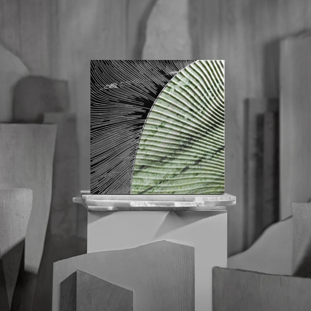 Duo By Alison Rose Nero/Matcha Decorative Tile Zicana Boutique - Zicana Boutique - 2