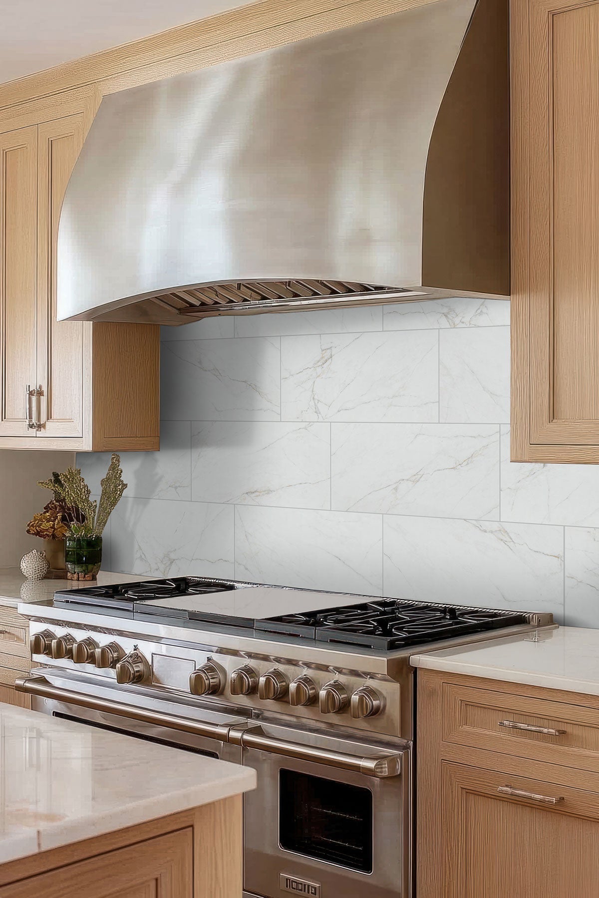 Dymo Calacatta White Ceramic MSI Field Tiles 12" X 24" MSI - Zicana Boutique - 6