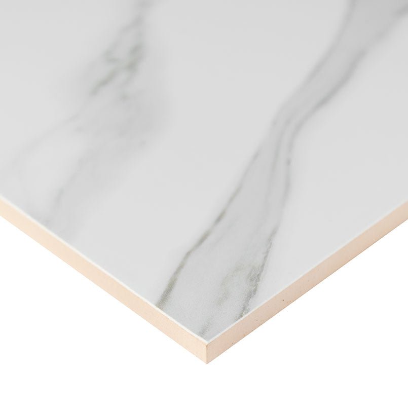 Dymo Statuary White Ceramic MSI Field Tiles 12" X 24" MSI - Zicana Boutique - 3