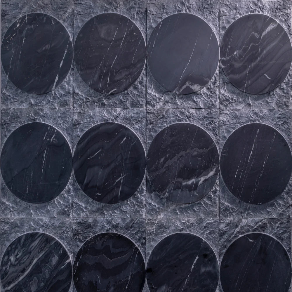Eclipse Blackwave Marble Dimensional Tile Zicana Boutique - Zicana Boutique - 1
