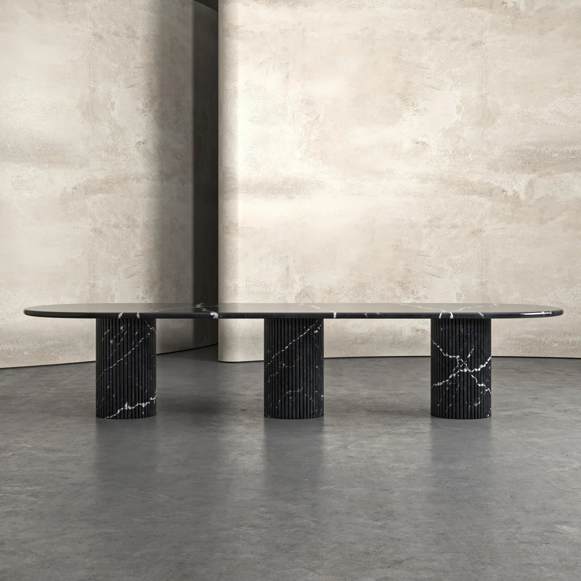 Elisa Grande Dining Table Marble Couture - Zicana Boutique - 3
