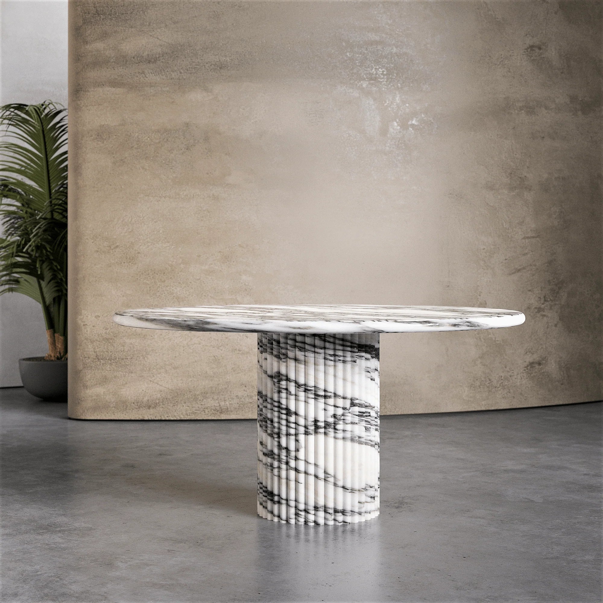 Elisa Petit Round Dining Table Marble Couture - Zicana Boutique - 15