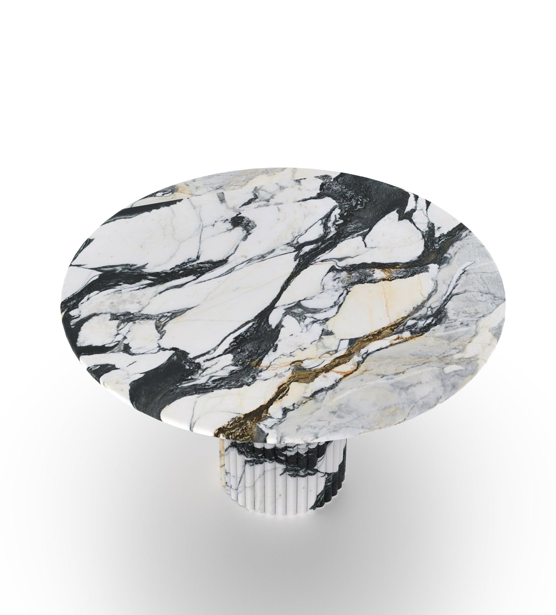 Elisa Petit Round Dining Table Marble Couture - Zicana Boutique - 2