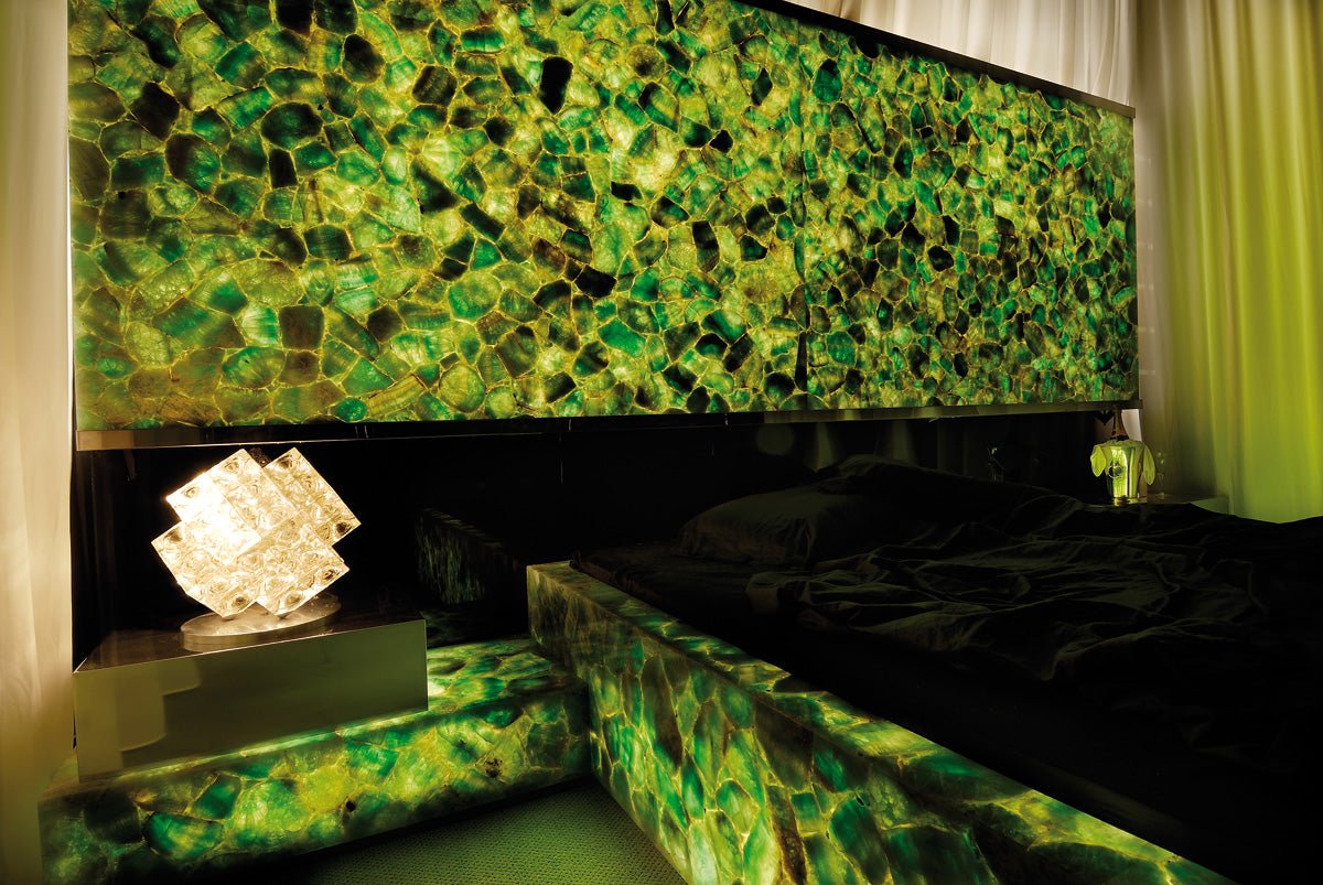 Emerald Fluorite Gemstone Antolini - Zicana Boutique - 4