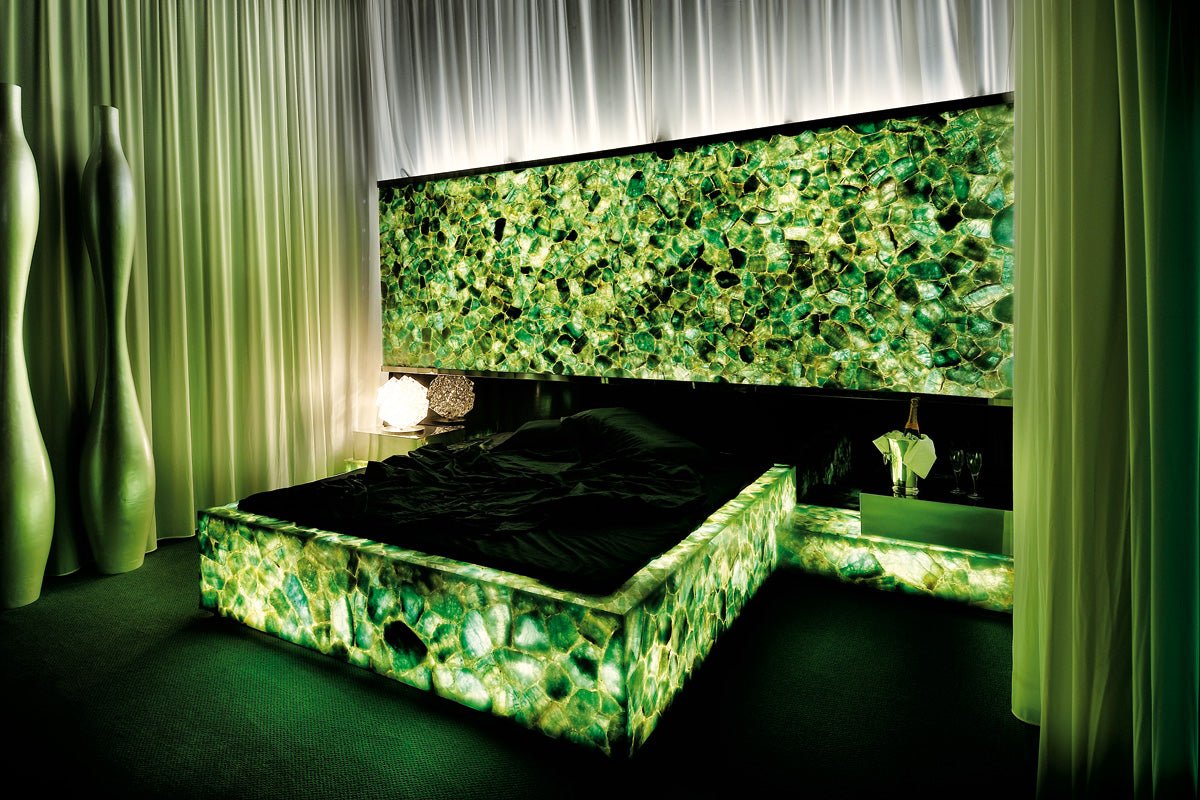 Emerald Fluorite Gemstone Antolini - Zicana Boutique - 3