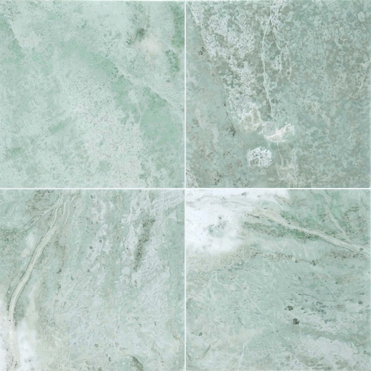 Emerald Green Polished Marble Field Tile 12''x12''x3/8'' Zicana Boutique - Zicana Boutique - 1
