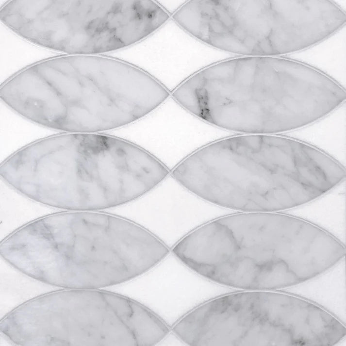 Essenza Miriam Geometric Marble Waterjet Mosaic Zicana Boutique - Zicana Boutique - 1