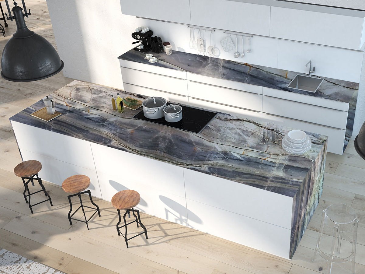 Explosion Blue Quartzite Antolini - Zicana Boutique - 3