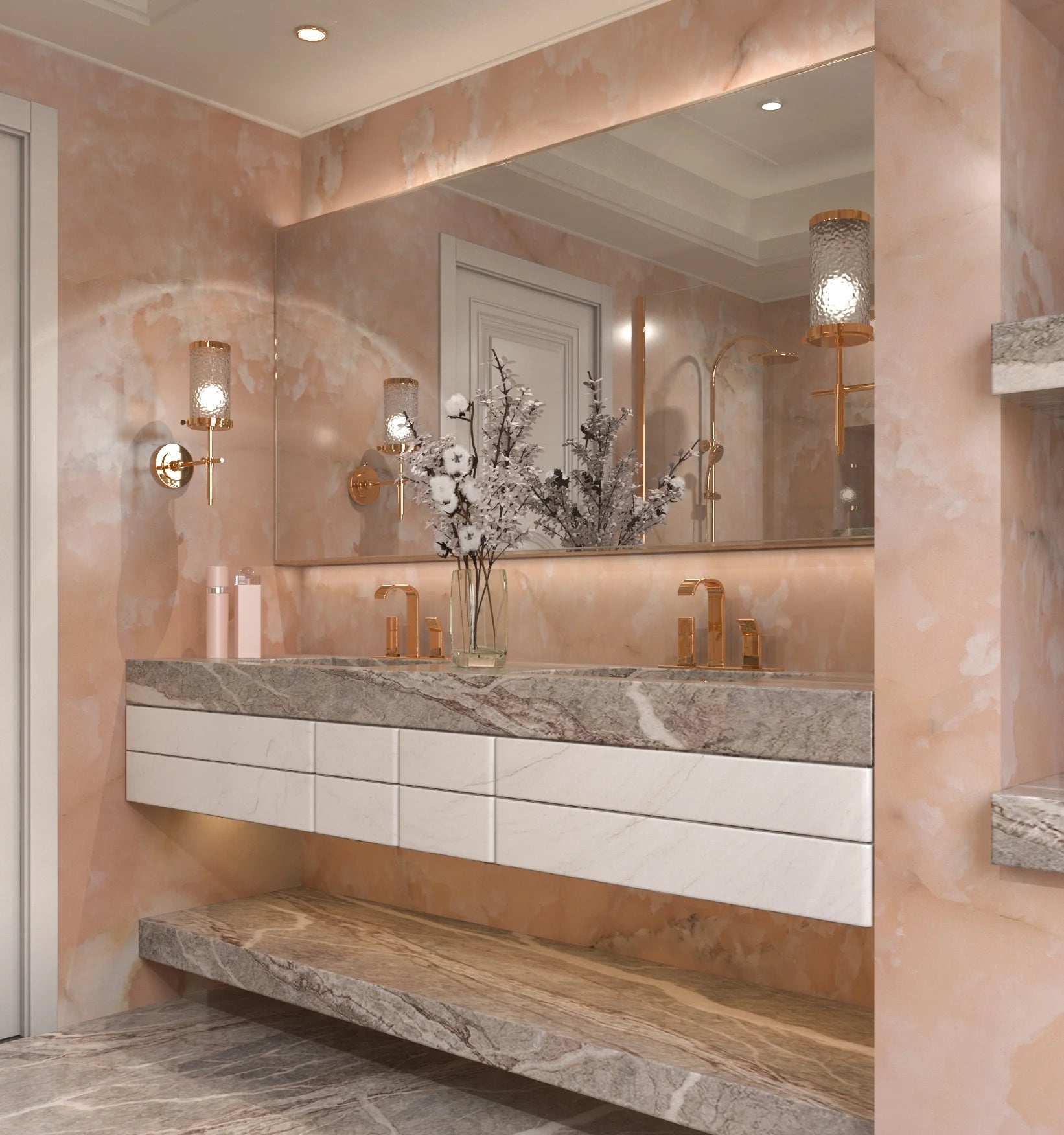 Fior Di Pesco Marble Antolini - Zicana Boutique - 4