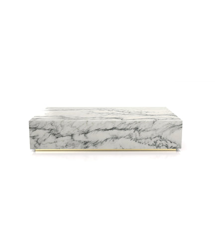 Firenze Rectangular Plinth Coffee Table - Zicana Boutique - 14