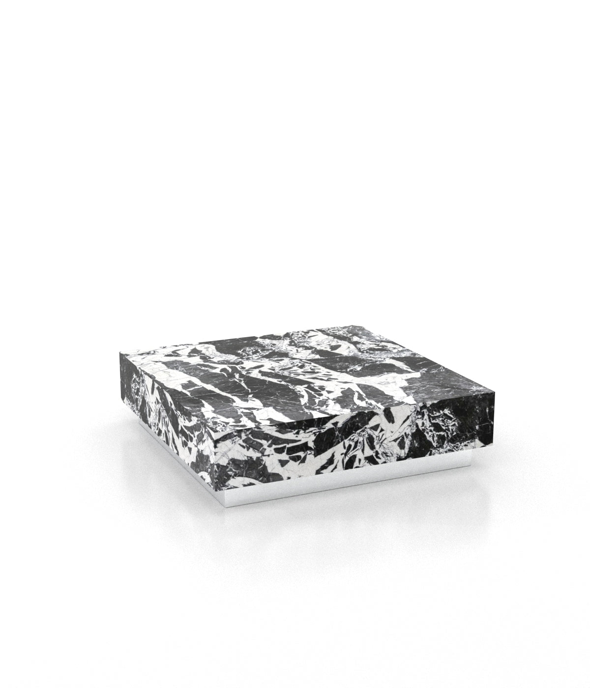 Firenze Square Plinth Coffee Table Zicana Boutique - Zicana Boutique - 3