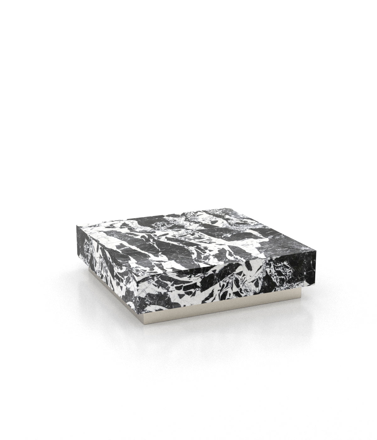 Firenze Square Plinth Coffee Table Zicana Boutique - Zicana Boutique - 4