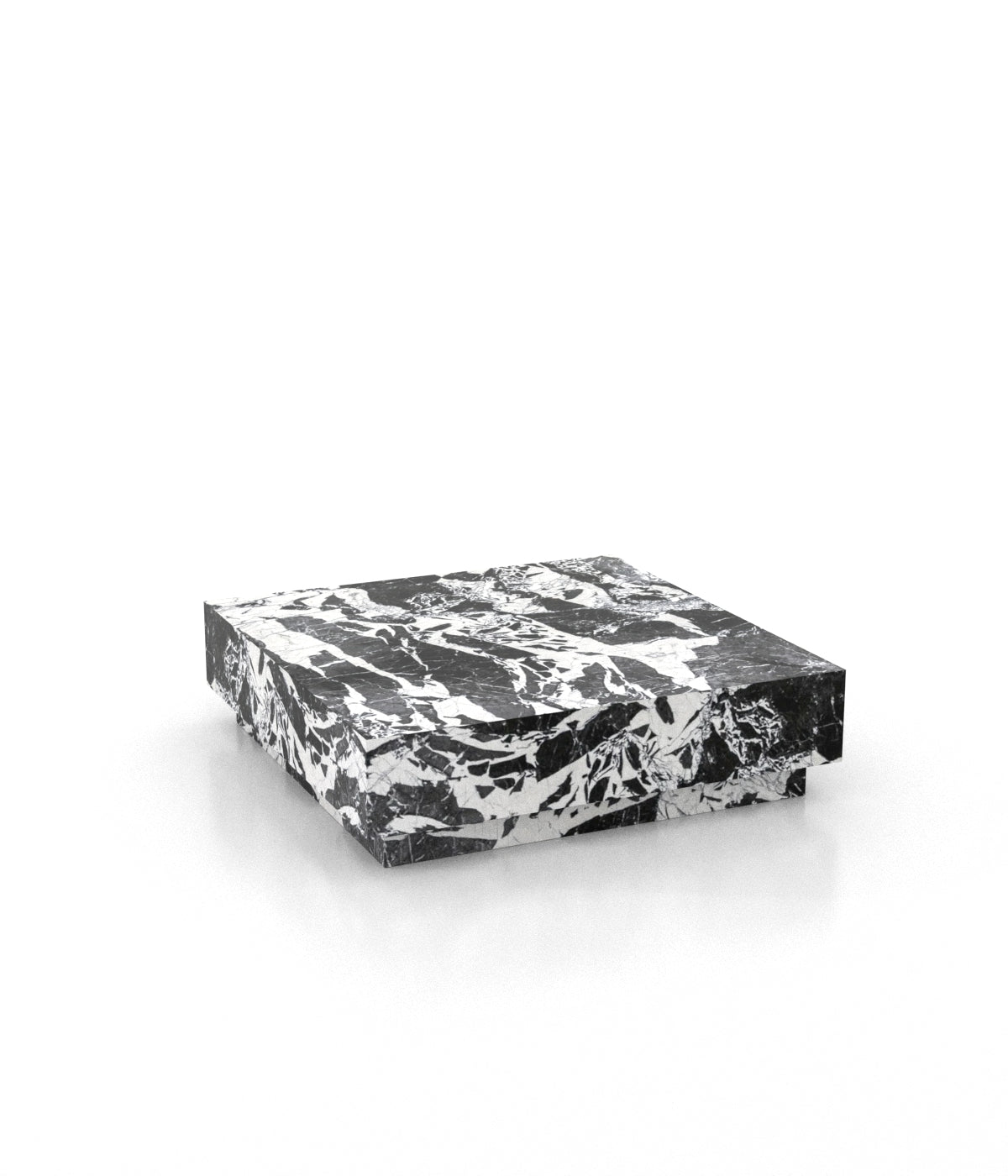 Firenze Square Plinth Coffee Table Zicana Boutique - Zicana Boutique - 2