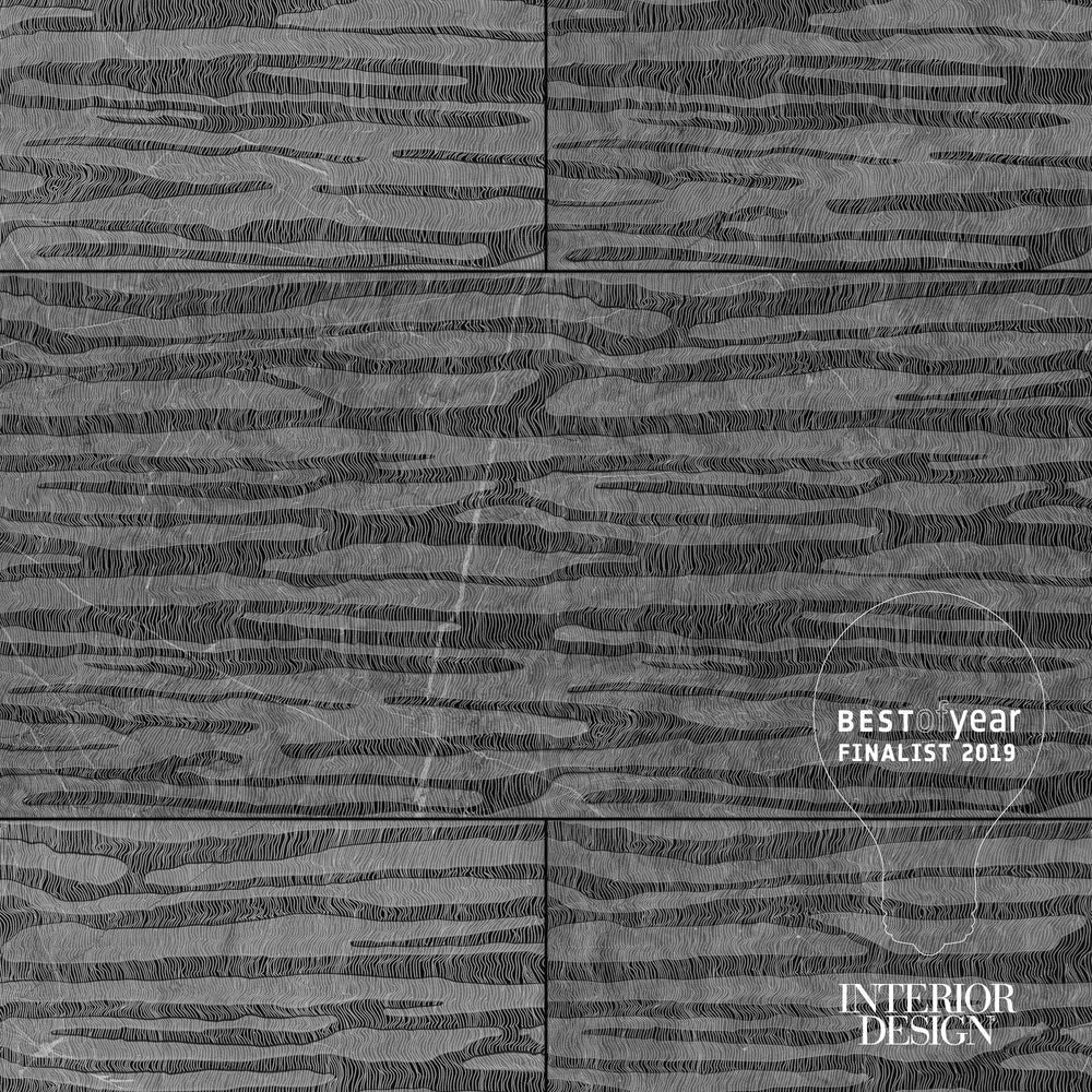 Forest By Lori Weitzner China Black Marble Decorative Tile Artistic Tile - Zicana Boutique - 1