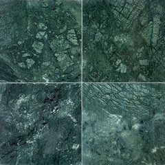 Forest Green Polished Marble Field Tile 12''x12''x3/8'' Zicana Boutique - Zicana Boutique - 1
