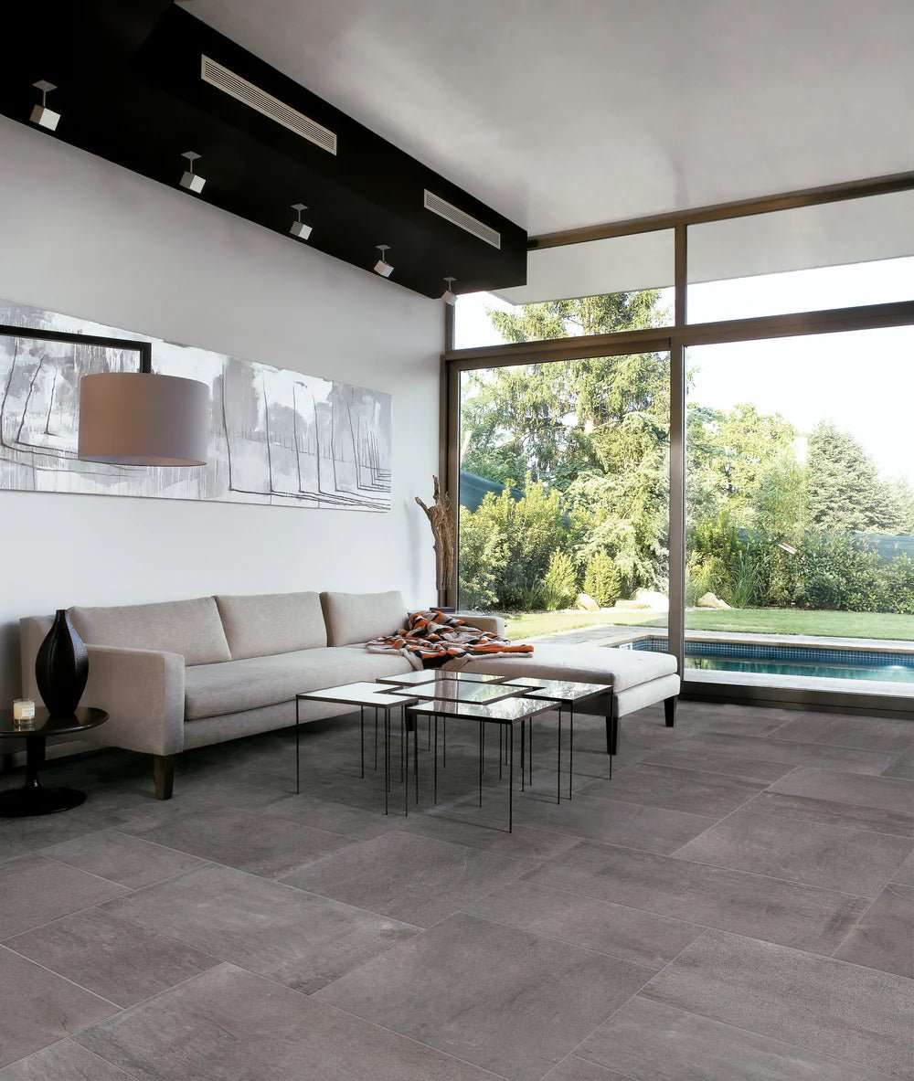 Foussana Grey Field Tile 24" X 24" Artistic Tile - Zicana Boutique - 2