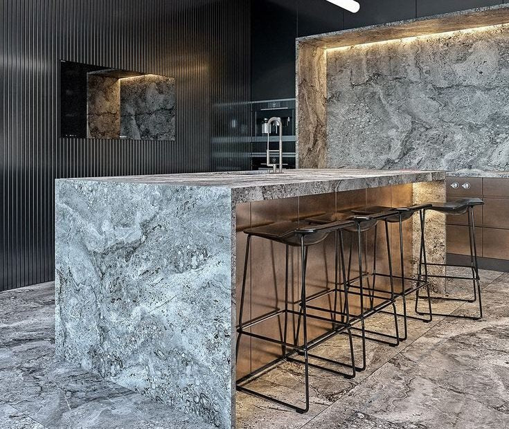 Fusion Blue Quartzite Zicana Boutique - Zicana Boutique - 3