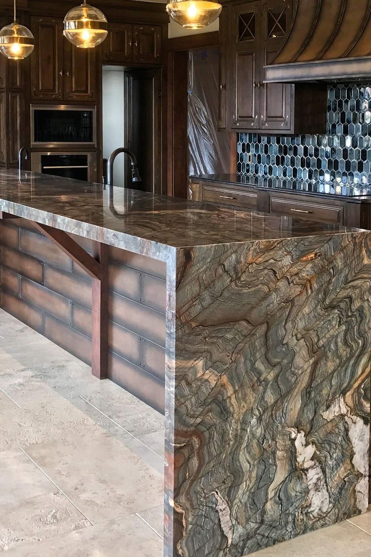 Fusion Blue Quartzite Marble Couture- Zicana Boutique -3