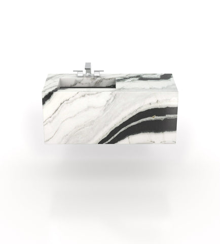 Gioia 48 - L Floating Sink - Zicana Boutique - 2