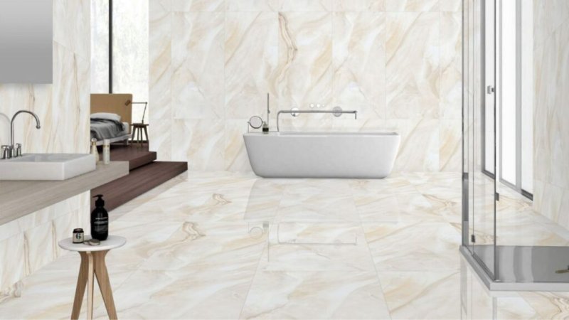 Gold Agate Onyx Raphael 32" x 64" Field Tile Raphael Porcelain - Zicana Boutique - 2