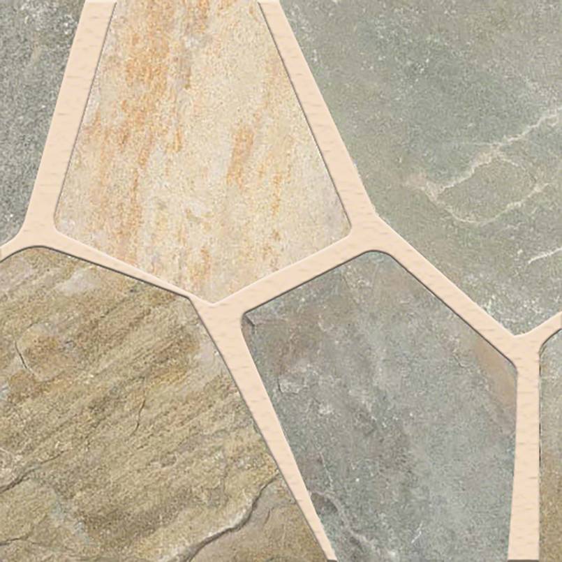 Golden White Quartzite MSI Field Tiles 18" X 22" Flagstone Pattern MSI - Zicana Boutique - 1