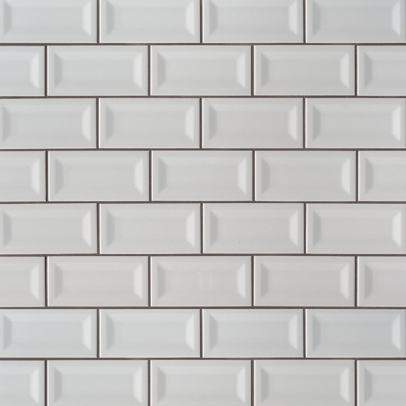 Gray Ceramic MSI Field Tiles 3" X 6" Inverted Beveled MSI - Zicana Boutique - 2