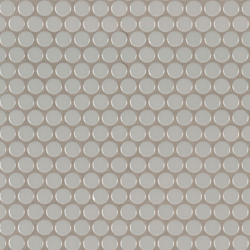 Gray Porcelain MSI Field Tiles 11" X 12" Penny Round MSI - Zicana Boutique - 1