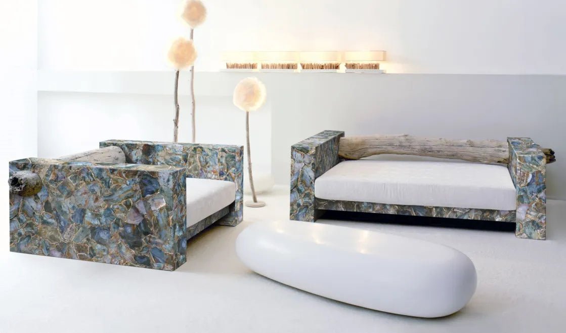 Green Agate Precious Stone Zicana Boutique - Zicana Boutique - 2