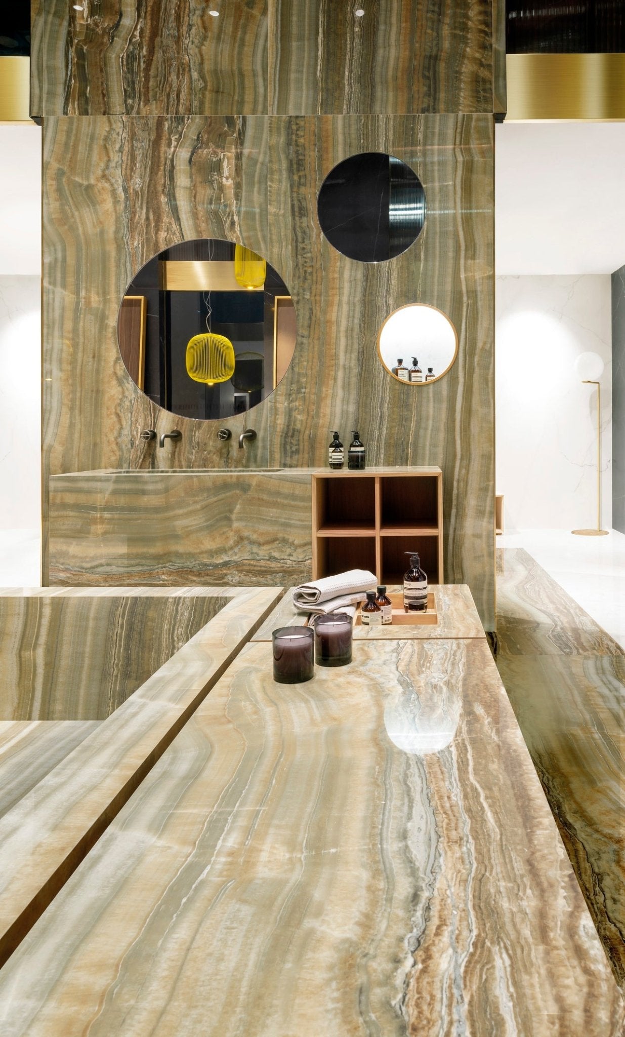 Green Vein Cut Onyx Maxfine IRIS MFG - Zicana Boutique - 7