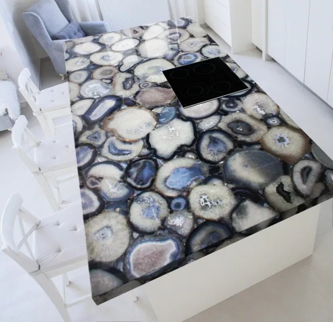 Grey Agate Precious Stone Zicana Boutique - Zicana Boutique - 7