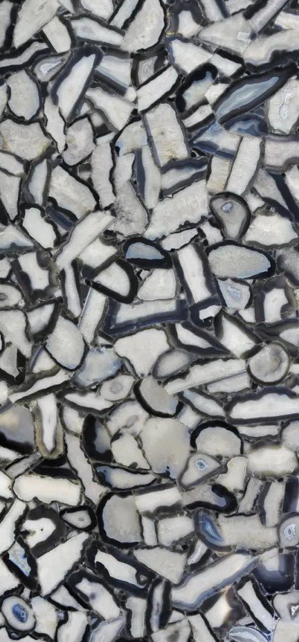 Grey Agate Precious Stone Zicana Boutique - Zicana Boutique - 1
