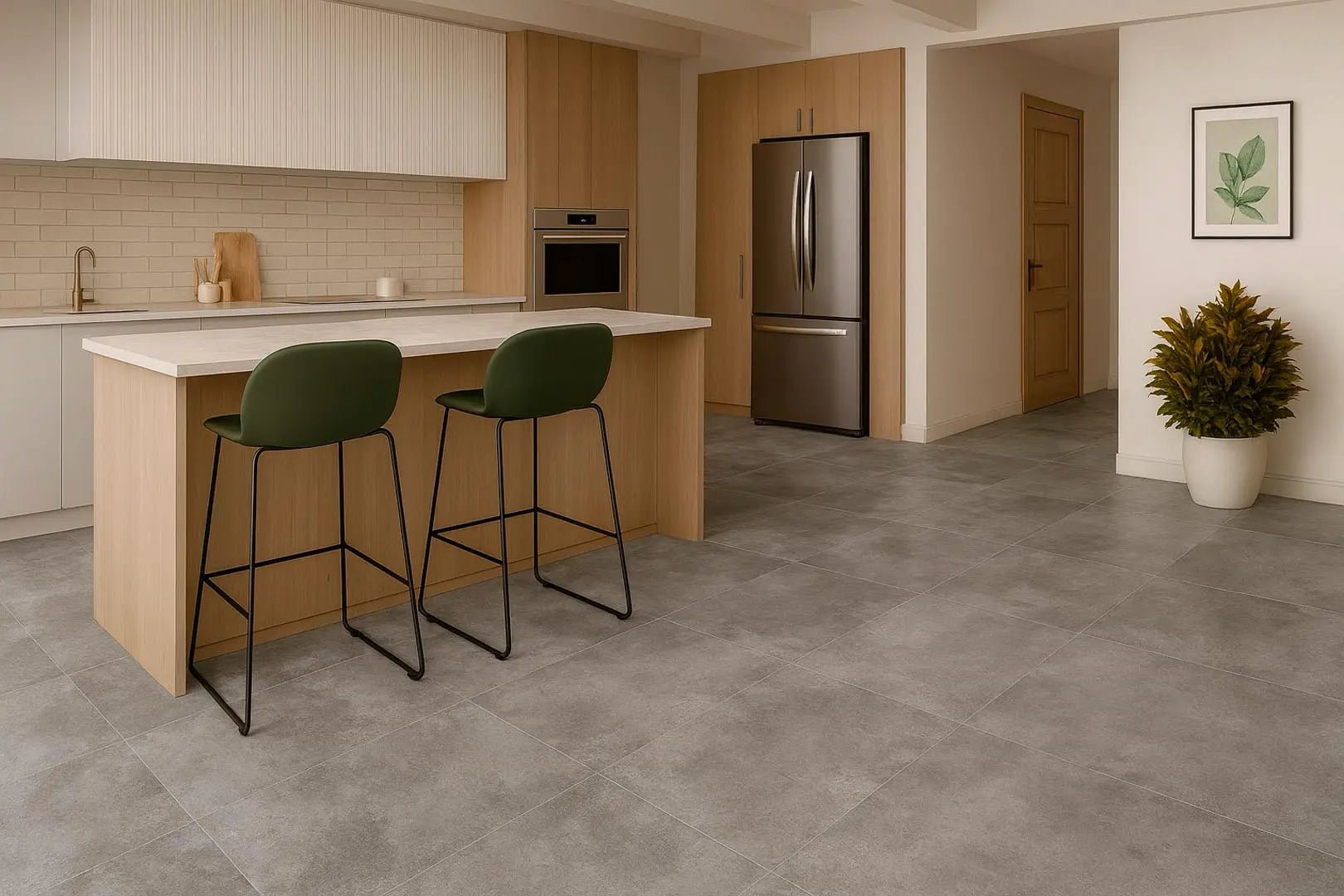 Grey Moon Raphael 32" x 64" Field Tile Raphael Porcelain - Zicana Boutique - 2