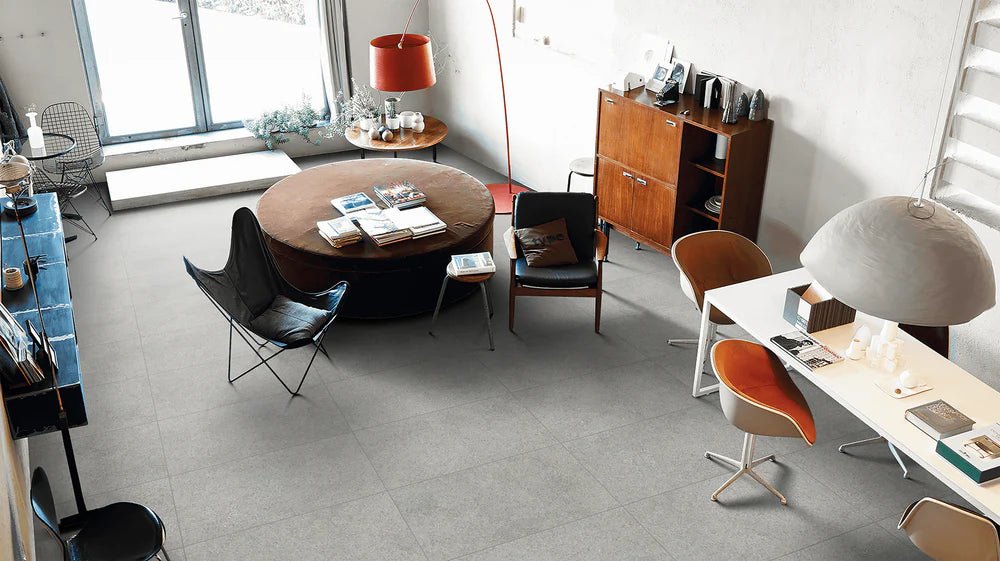 Grezza Grey Porcelain Field Tile 16x32 Artistic Tile - Zicana Boutique - 3