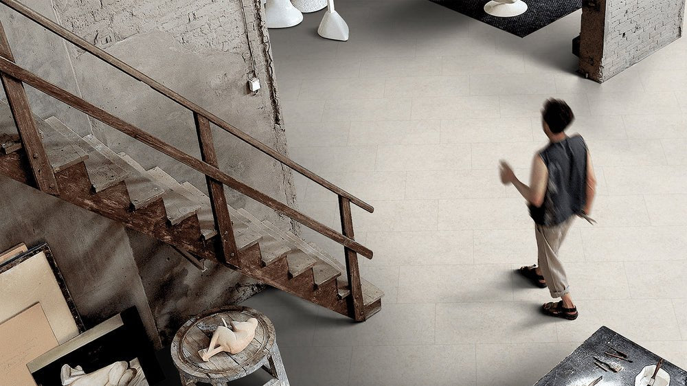 Grezza White Porcelain Field Tile 16x32 Artistic Tile - Zicana Boutique - 3