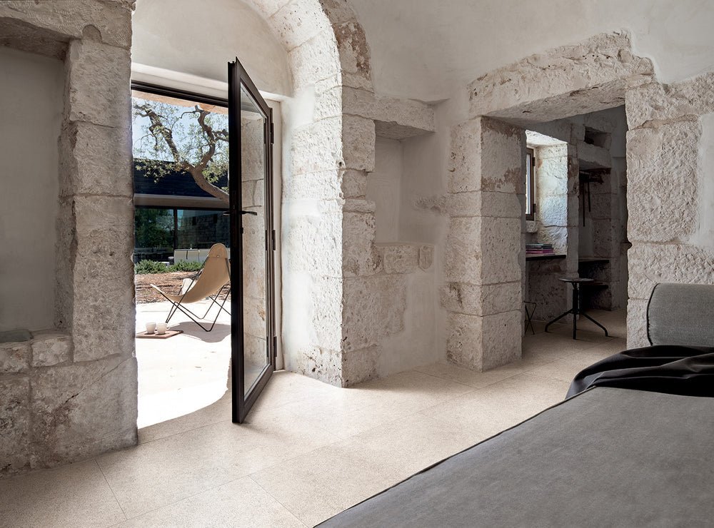 Grezza White Porcelain Field Tile 16x32 Artistic Tile - Zicana Boutique - 5