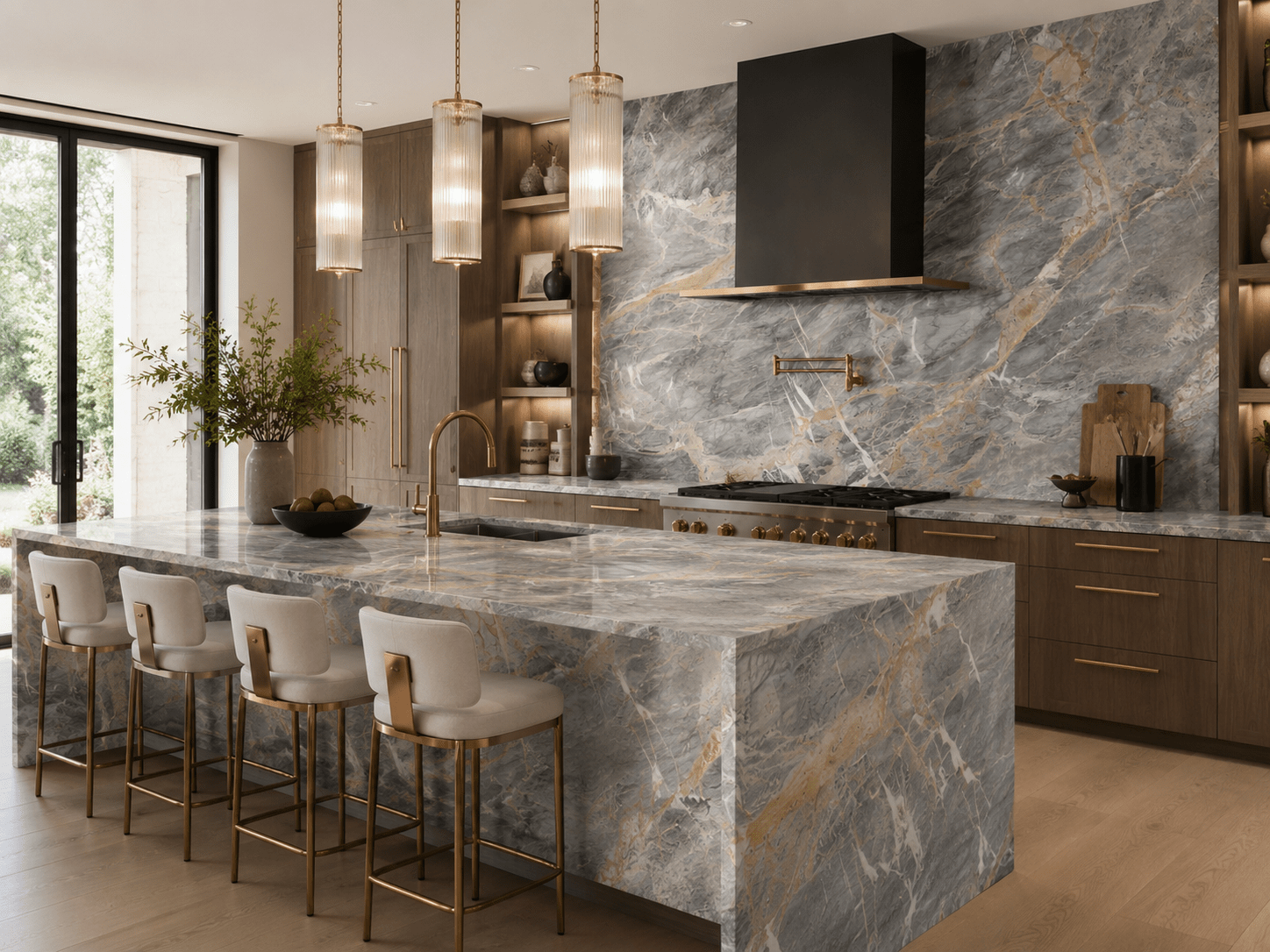 Gris Des Roi Marble Zicana Boutique- Zicana Boutique -3
