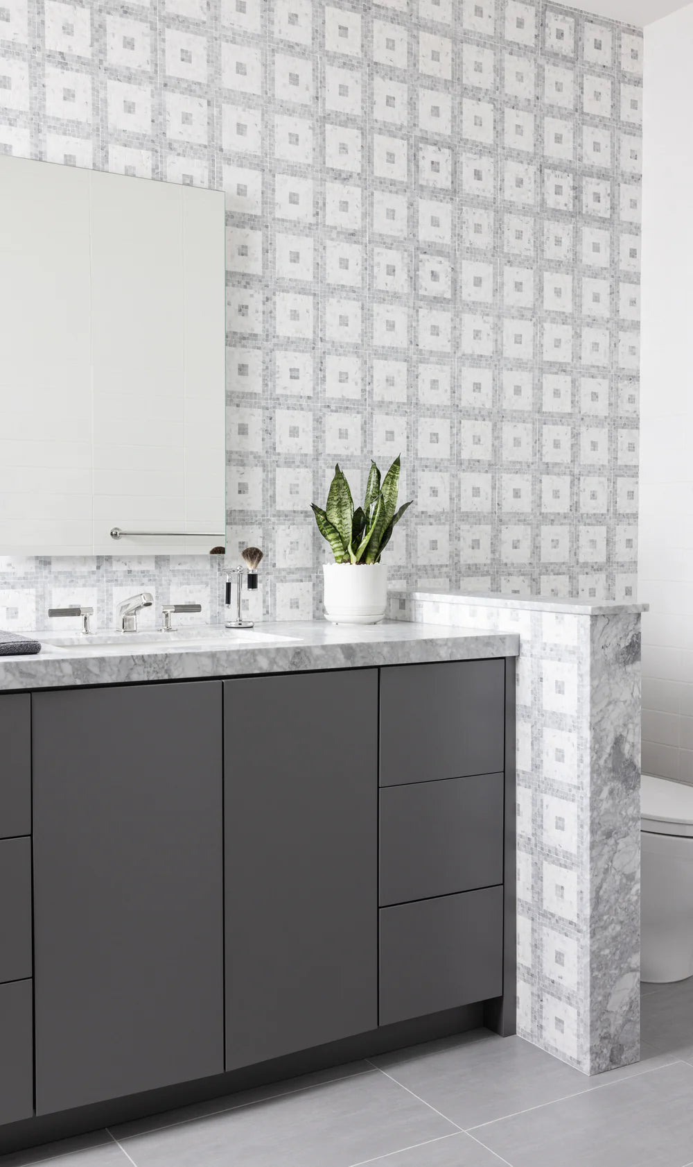 Hip 2B Stone Grey Mosaic Artistic Tile - Zicana Boutique - 2