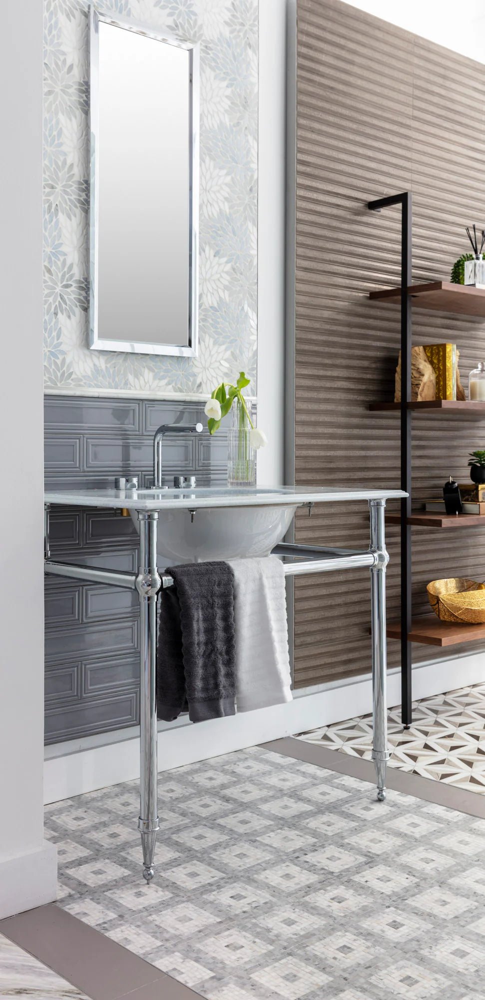 Hip 2B Stone Grey Mosaic Zicana Boutique - Zicana Boutique - 3