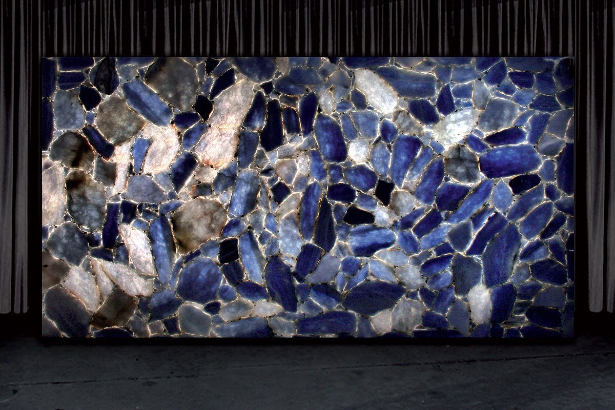 Ice Blue Calcite Gemstone Antolini - Zicana Boutique - 6