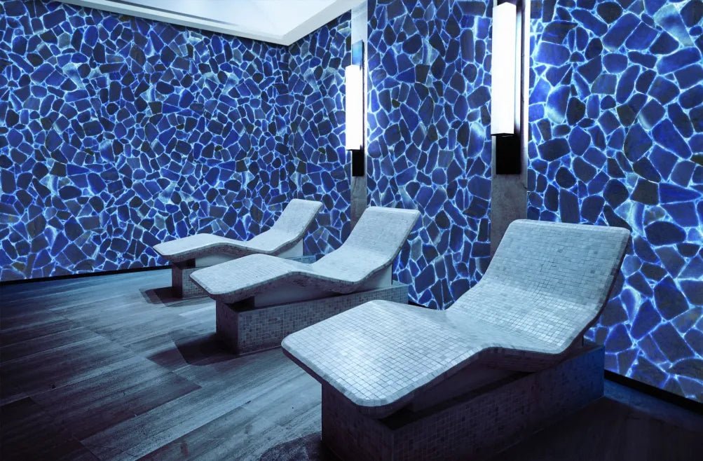 Ice Blue Calcite Gemstone Zicana Boutique - Zicana Boutique - 3