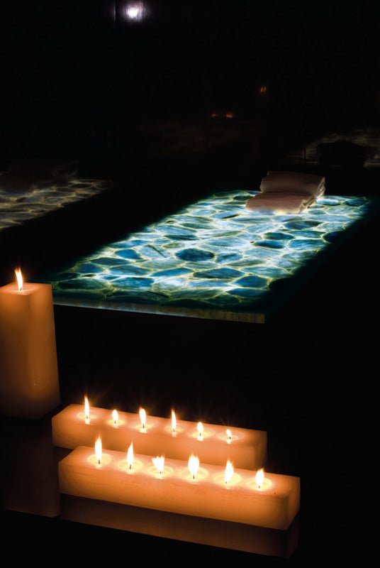 Ice Blue Calcite Gemstone Antolini - Zicana Boutique - 2