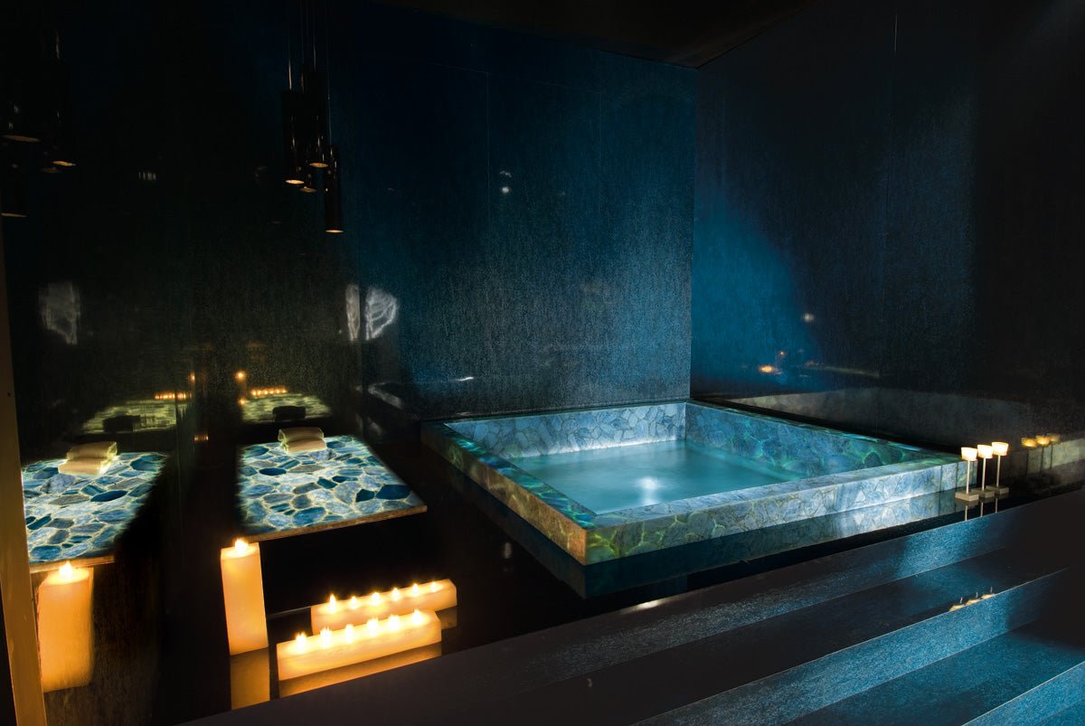 Ice Blue Calcite Gemstone Antolini - Zicana Boutique - 3