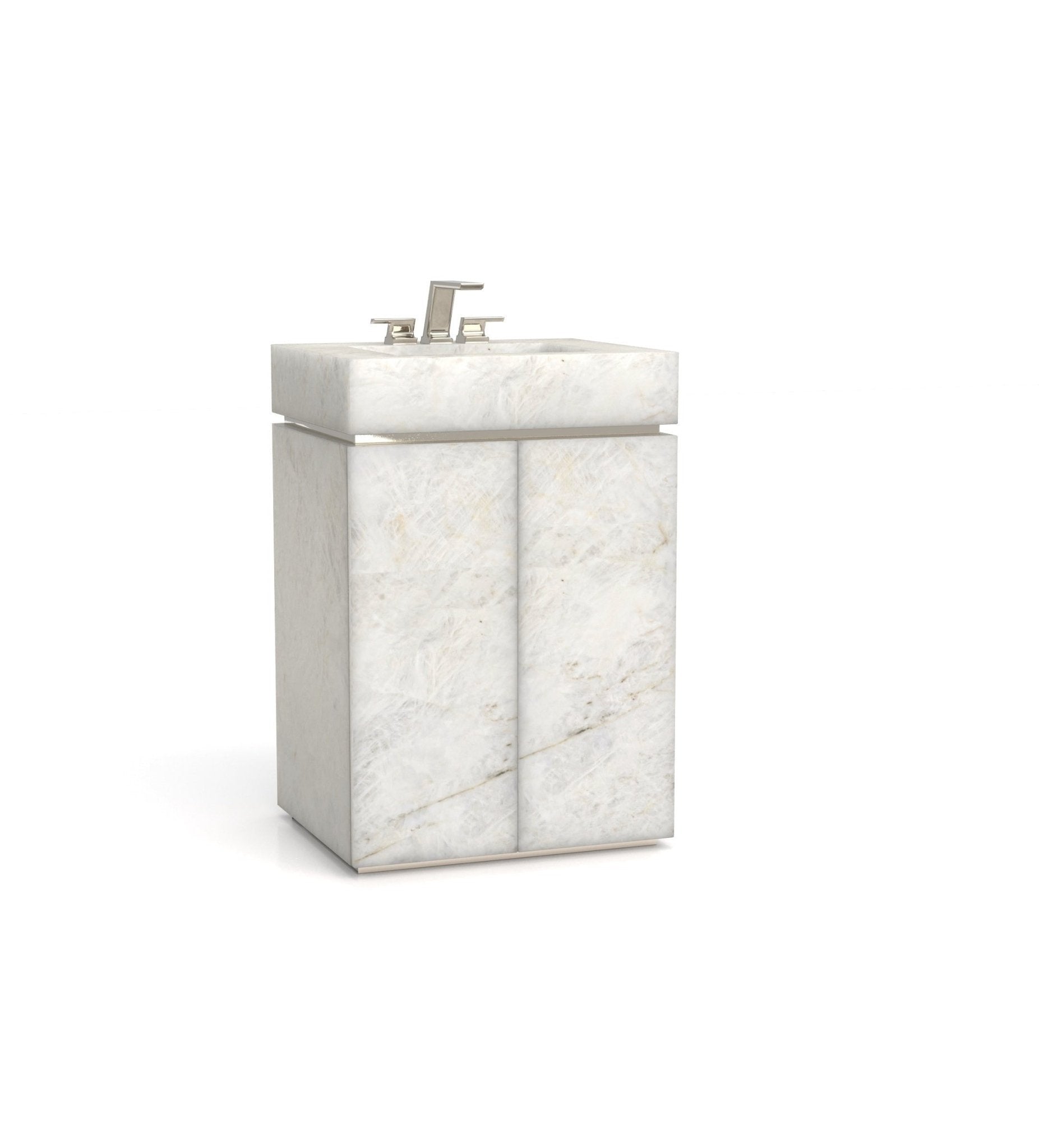 Jewel 24 Pedestal Sink Marble Couture - Zicana Boutique - 18