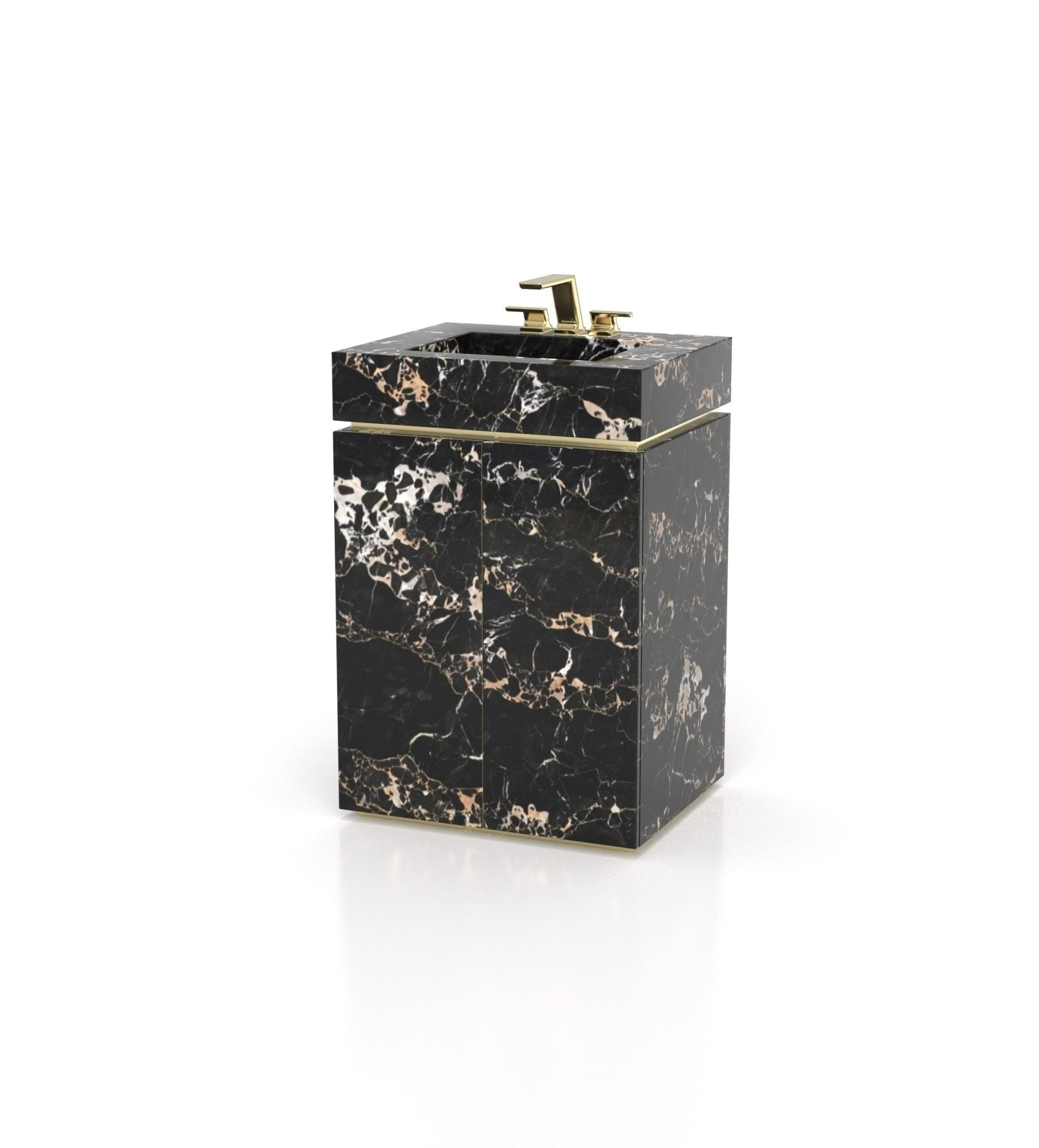 Jewel 24 Pedestal Sink Marble Couture - Zicana Boutique - 15