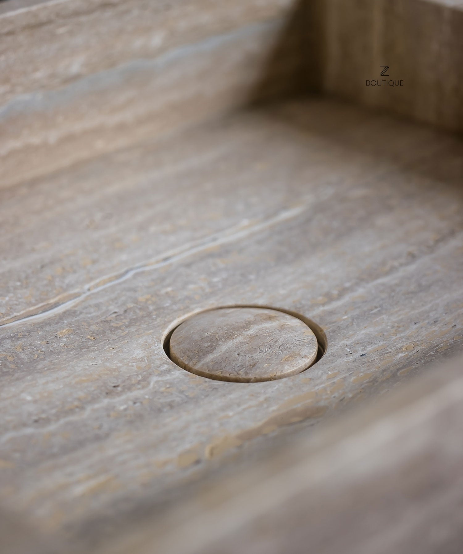 Jewel 24 Pedestal Sink Marble Couture - Zicana Boutique - 10