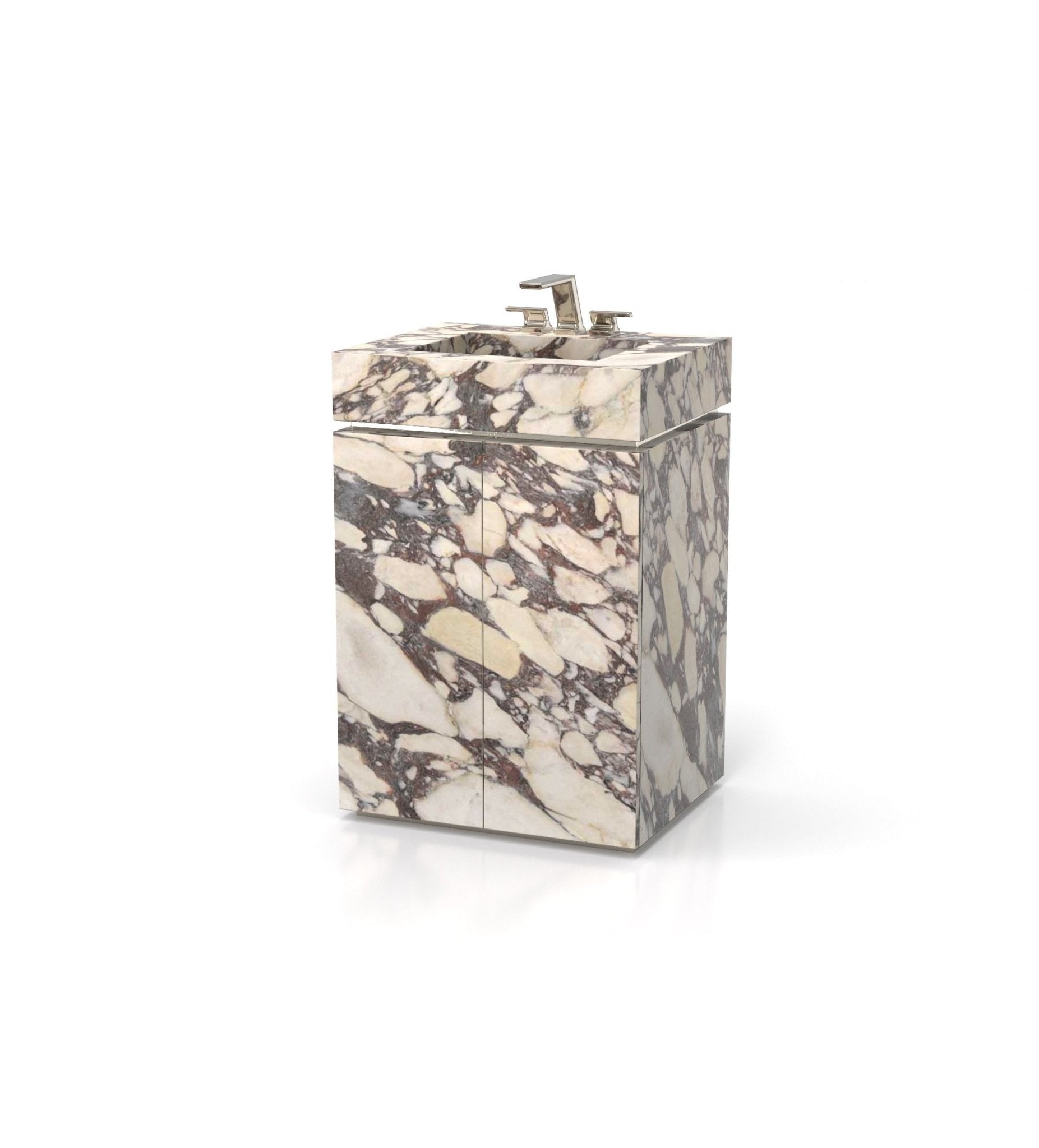 Jewel 24 Pedestal Sink Marble Couture - Zicana Boutique - 13