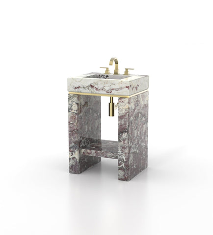 Joy 24 Pedestal Sink - Zicana Boutique - 2